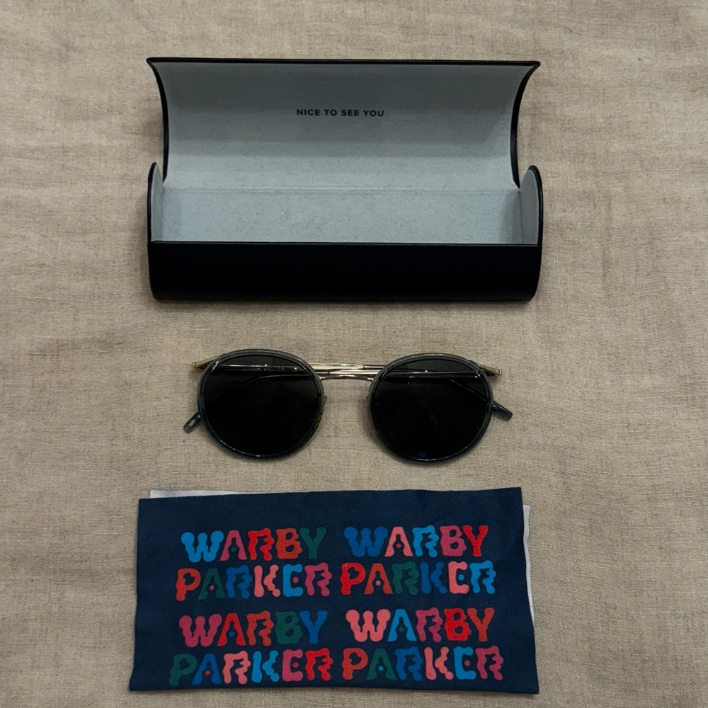 Warby Parker Green Sunglasses